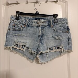 Aeropostale Vintage Low Rise Shorty Shorts